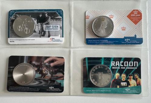 KNM coincard Diamantbewerker + 3 andere penning, Postzegels en Munten, Penningen en Medailles, Overige materialen, Ophalen of Verzenden