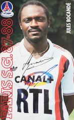 Spelerskaart Jules Bocandé - Paris SG - seizoen 1987/1988, Ophalen of Verzenden, Zo goed als nieuw, PSV, Spelerskaart
