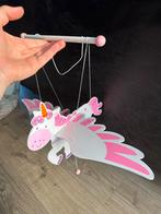 Houten Eenhoorn Mobiel - Trekkoord, Ophalen of Verzenden, Gebruikt, Wanddecoratie