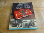 Auto's uit de jaren 1900-1950 - Historie Boek - Nederlands, Verzenden, Gelezen, Algemeen