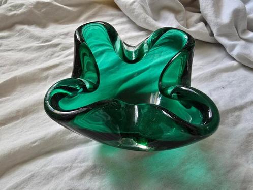 Glazen asbak, Antiek en Kunst, Antiek | Glas en Kristal, Ophalen of Verzenden