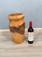 Houten vaas, Huis en Inrichting, Woonaccessoires | Vazen, Overige materialen, Gebruikt, Overige kleuren, G