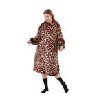 Cheetah - hoodie roze 70x110 cm - hoodie deken - volwassenen, Ophalen of Verzenden, Nieuw, Overige maten, Roze