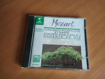 CD Mozart - Concertos Pour Flûte Et Harpe beschikbaar voor biedingen