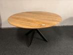 Ronde eettafels mangohout 140cm nu 199,-, Huis en Inrichting, Tafels | Eettafels, Ophalen, Industrieweg 25, 100 tot 150 cm, Rj