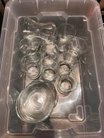 Turkse theeglazen met schotel totaal 11 stuks, Huis en Inrichting, Keuken | Servies, Gebruikt, Ophalen of Verzenden, Glas, Overige stijlen