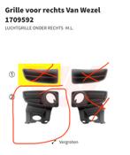 Grille voor rechts / fiat panda, Auto-onderdelen, Ophalen of Verzenden, Rechts, Fiat, Spatbord