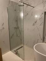 Douchewand met wandbevestiging, Doe-het-zelf en Verbouw, Sanitair, Ophalen, Zo goed als nieuw, Rvs, Douche