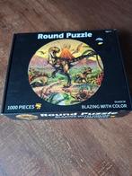Ronde Puzzel - Dinosaurus - 1000 stukjes, Hobby en Vrije tijd, Denksport en Puzzels, Ophalen of Verzenden, 500 t/m 1500 stukjes