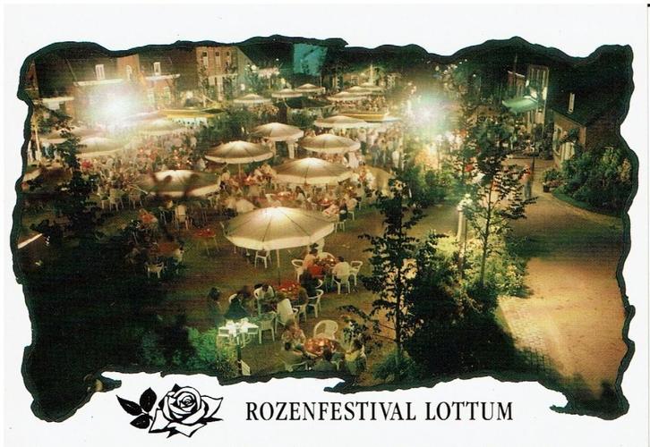 Ansichtkaart Lottum, rozenfestival, Verzamelen, Ansichtkaarten | Nederland, Ongelopen, Limburg, 1980 tot heden, Ophalen of Verzenden