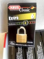 Abus Hangsloten. 6 stuks apart verpakt in doos , Doe-het-zelf en Verbouw, Hang- en Sluitwerk, Ophalen of Verzenden, Nieuw, Koper of Messing