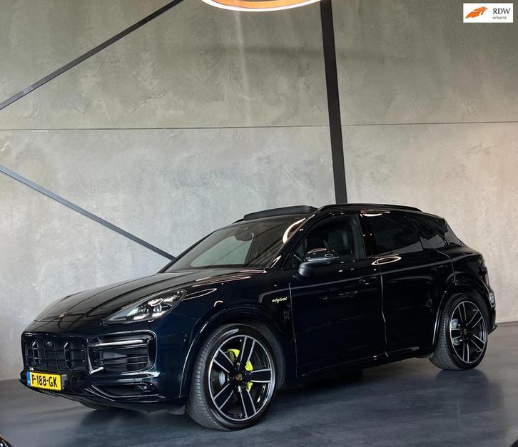 Porsche Cayenne 3.0 E-Hybrid,BTW,Akrapovic,SportDesign,Pano,, Auto's, Porsche, Bedrijf, Te koop, Cayenne, 360° camera, 4x4, ABS