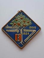 Herdenkingsbordje regeringsjubileum Koningin Wilhelmina, Ophalen, Gebruikt, Nederland, Servies