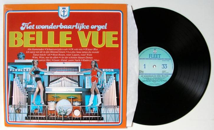 Belle Vue Orgel ‎Het Wonderbaarlijke Orgel Belle Vue 14 nrs, Cd's en Dvd's, Vinyl | Overige Vinyl, Zo goed als nieuw, 12 inch