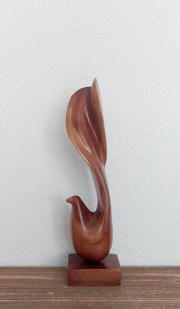 Vintage vogel hout sculptuur  beschikbaar voor biedingen