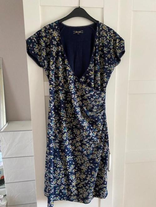 King Louie jurk, XL, crossdress, donkerblauw met bloemetjes, Kleding | Dames, Dames-kledingpakketten, Zo goed als nieuw, Maat 46/48 (XL) of groter