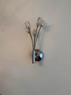 Zilveren Wandlampen & Hanglampen Set, Huis en Inrichting, Lampen | Wandlampen, Ophalen, Gebruikt, Glas