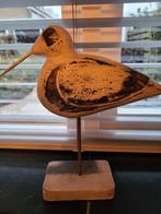 Houten Zeemeeuw Decoratie, Tuin en Terras, Tuinbeelden, Ophalen of Verzenden, Zo goed als nieuw, Hout, Dierenbeeld