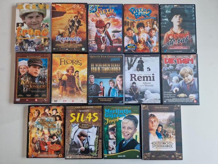 NL Jeugd DVD Pakket, Cd's en Dvd's, Dvd's | Nederlandstalig, Gebruikt, Film, Overige genres, Boxset, Alle leeftijden, Verzenden
