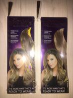 Nieuw Secret Extensions Donkerblond 2x, Ophalen of Verzenden, Nieuw, Pruik of Haarverlenging