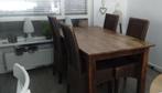 Eetkamer tafel, Ophalen, Gebruikt, 50 tot 100 cm, Vijf personen of meer