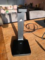 Corsair ST100 RGB Premium Headset Stand, Ophalen of Verzenden, Gaming headset, Zo goed als nieuw, Corsair