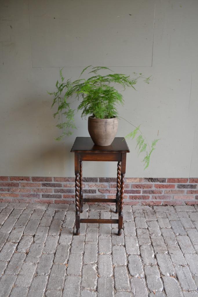 Prachtige antieke eiken houten plantentafel, sidetable, Antiek en Kunst, Antiek | Meubels | Tafels, Verzenden