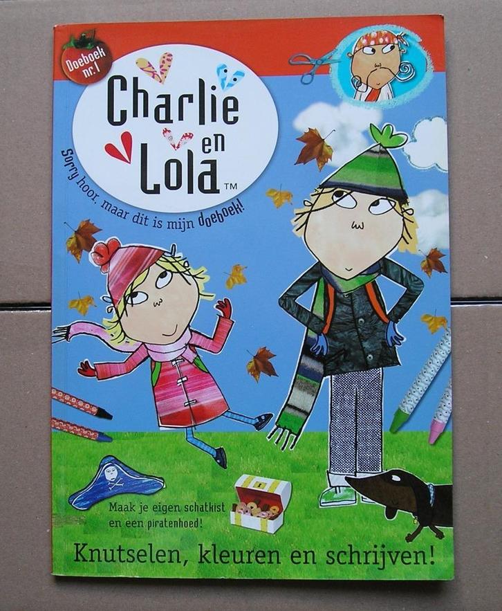 Charlie en Lola, mijn leukste en doeboek. 1 Nickelodeon, Hobby en Vrije tijd, Knutselen, Zo goed als nieuw, Ophalen of Verzenden