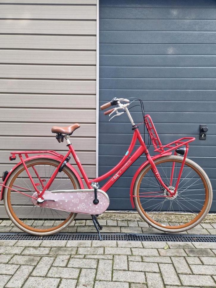 Cortina Lief damesfiets/transportfiets – 28 inch – rood, Fietsen en Brommers, Fietsen | Dames | Moederfietsen, Gebruikt, Overige merken