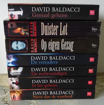 7 Boeken David Baldacci paperback beschikbaar voor biedingen