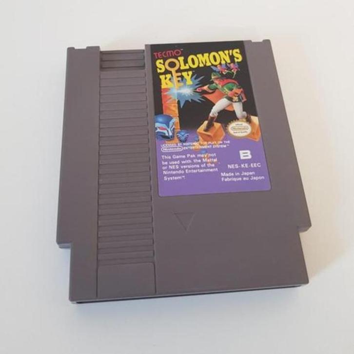 OPRUİMEN | NES | Solomon's Key, Spelcomputers en Games, Games | Nintendo NES, Gebruikt, Avontuur en Actie, 1 speler, Ophalen of Verzenden