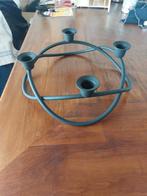Georg Jensen Season kandelaar mat zwart, Gebruikt, Zwart, Ophalen of Verzenden, Metaal