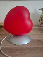 Ikea  Lazy '90s tafellamp.hart, glas, metaal, Ophalen of Verzenden, Zo goed als nieuw, Minder dan 50 cm