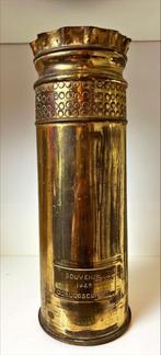 Grote ca 35cm Huls tweede wereld oorlog souvenir 1946, Ophalen of Verzenden, Tweede Wereldoorlog, Gelezen