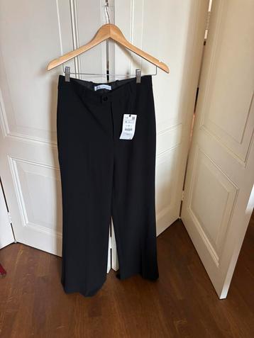 Zara zwarte pantalon, wide leg trousers, maat 38/M beschikbaar voor biedingen