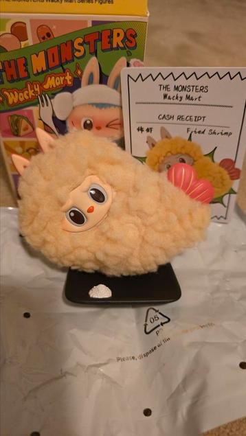 Wacky Mart Tempura shrimp Labubu beschikbaar voor biedingen