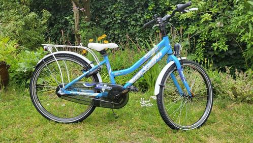 sportieve meidenfiets 24 inch, Fietsen en Brommers, Fietsen | Meisjes, Gebruikt, 24 inch, Handrem, Versnellingen, Ophalen