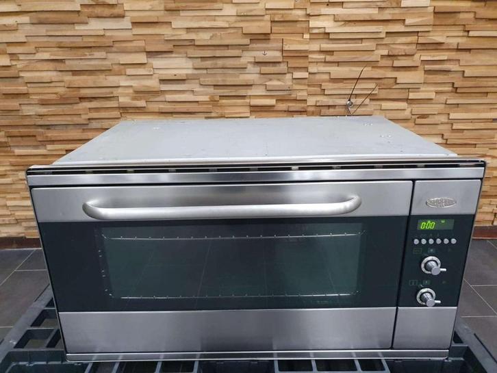 Luxe Boretti inbouw oven 90cm RVS multifunctioneel, Witgoed en Apparatuur, Ovens, Zo goed als nieuw, Inbouw, Oven met grill, 60 cm of meer