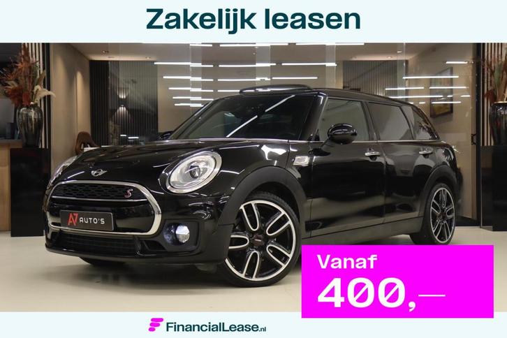Mini CLUBMAN 2.0 COOPER S JCW PAKKET PANO/NAVI/KEYLESS/STOEL, Auto's, Mini, Bedrijf, Lease, Financial lease, Clubman, ABS, Adaptive Cruise Control