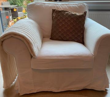 IKEA Ektorp Loungestoel - Witte Hoes - afbeelding 3