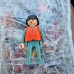 Playmobil Poppetje met Oranje Vest vintage, Ophalen of Verzenden, Zo goed als nieuw, Los playmobil