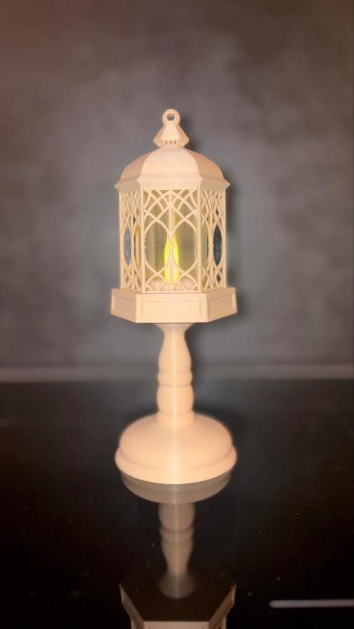 3D geprinte lantaarn, Huis en Inrichting, Lampen | Tafellampen, Nieuw, Minder dan 50 cm, Ophalen of Verzenden