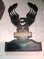 Harley Davidson vintage sissybar embleem AMF, Gebruikt