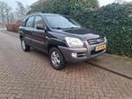 Kia Sportage 2.0 cvvt 4x4 2006, Auto's, 4 cilinders, Zwart, Origineel Nederlands, Handgeschakeld
