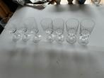 Set van 6 Kristallen Glazen, Glas of Glazen, Ophalen of Verzenden, Overige stijlen, Glas
