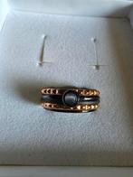 Zwart/rosé IXXXI ring maat 19. H8, Sieraden, Tassen en Uiterlijk, Ringen, Ophalen of Verzenden, Zo goed als nieuw, Zwart, Dame