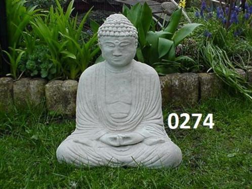 Boeddha., Tuin en Terras, Tuinbeelden, Nieuw, Boeddhabeeld, Beton, Ophalen