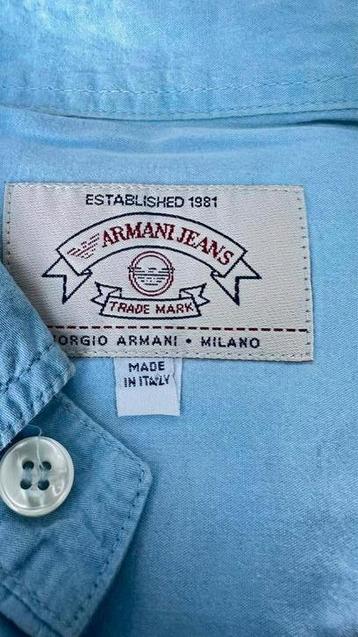 Overhemden o.a Armani jeans, polo ralph Lauren beschikbaar voor biedingen