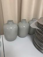 5 Grijze Vazen van Leesbakker €5 per stuk, Overige materialen, Gebruikt, Overige kleuren, Ophalen of Verzenden