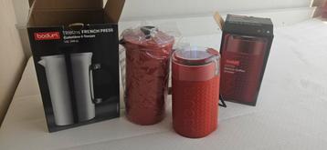 bodum set french press en Electric Coffee grinder beschikbaar voor biedingen